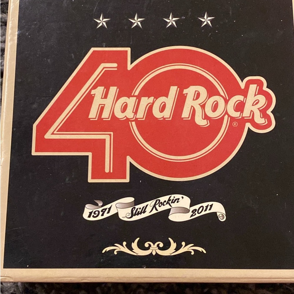 Hard Rock Cafe 40th Anniversary pin set